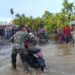 TNI Siaga Banjir, Sebagian Kawasan Aceh Utara Mulai Terendam