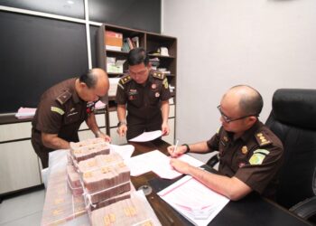 Pidsus Kejati Sumut Terima Pengembalian Kerugian Negara Rp3,7 Miliar dari Korupsi Smart Airport Kualanamu