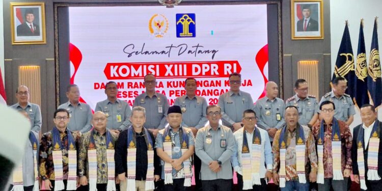 Sugiat Santoso Pimpin Kunker Komisi XIII DPR RI ke Kanwil Kemenkumham Sumut