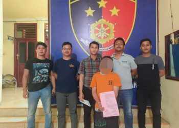 Satreskrim Polres Nias Selatan Amankan Pelaku Judi Online