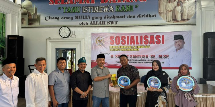 Anggota DPR RI Sugiat Santoso Sosialisasi UU No 22 Tahun 2022 Tentang Pemasyarakatan