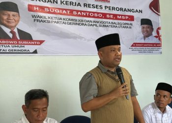 Anggota DPR RI Sugiat Santoso Serap Aspirasi Warga Sukaramai Binjai Barat
