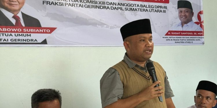 Anggota DPR RI Sugiat Santoso Serap Aspirasi Warga Sukaramai Binjai Barat