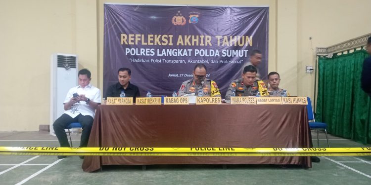 Polres Langkat Refleksi Akhir Tahun 2024: Transparansi dan Dedikasi untuk Kabupaten Aman dan Kondusif