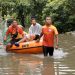 Seminyak-Legian Banjir, Turis-Turis Dievakuasi dengan Perahu Karet