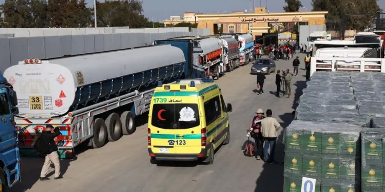 Gaza Hirup Udara Segar Lewat Aliran Bantuanseiring Gencatan Senjatae