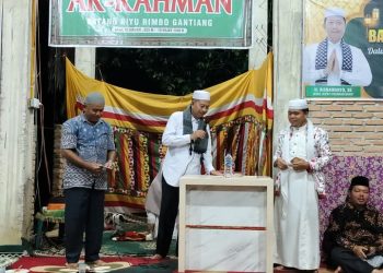 Wabup Risnawanto Hadiri Peringatan Isra’ Mi’raj di Mushalla Ar-Rahman Batang Biyu Rimbo Gantiang