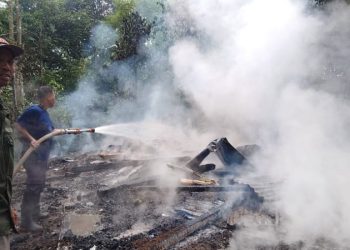 Dua Peristiwa Kebakaran Terjadi Pada Saat Hujan Deras Melanda Kabupaten Pemalang