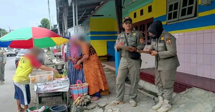 Operasi Gabungan Satpol PP Tertibkan Pelanggaran di Kawasan Pemalang Kota