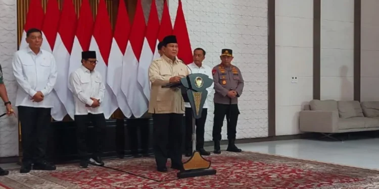Prabowo Perintahkan Kepala BNPB Gerak Cepat Tangani Longsor Pekalongan