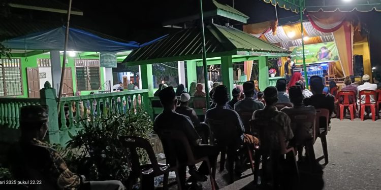 Masyarakat Lingkungan VI Pekan Gebang Gelar Peringatan Isra’ Mi’raj Nabi Muhammad SAW 1446 H