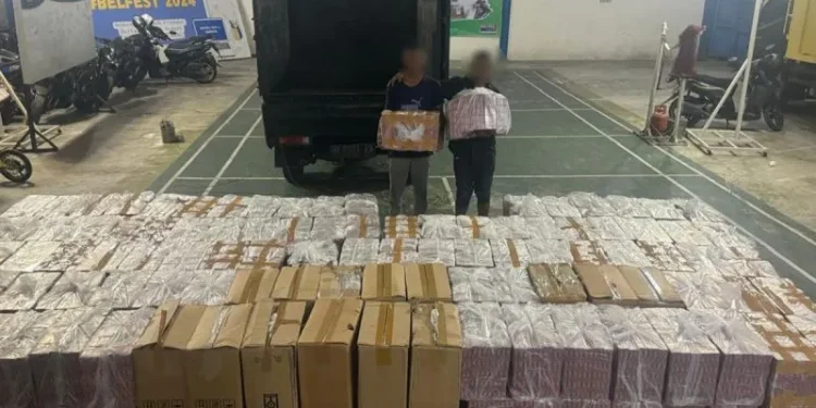 Bea Cukai Langsa Gagalkan Penyelundupan Rokok Ilegal Senilai Rp 1,7 Miliar