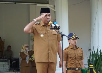 Pj Bupati Langkat Pamit dalam Apel Gabungan: Terima Kasih dan Harapan untuk Langkat