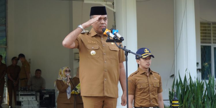 Pj Bupati Langkat Pamit dalam Apel Gabungan: Terima Kasih dan Harapan untuk Langkat