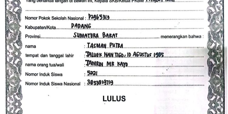 DPW 234 Solidarity Community Sumbar Desak Polda Usut Dugaan Ijazah Palsu Anggota DPRD Kabupaten Solok