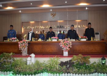 DPRD Langkat Gelar Rapat Paripurna Penetapan Pokok-Pokok Pikiran DPRD Masa Sidang I Tahun Ke-1 TA 2025