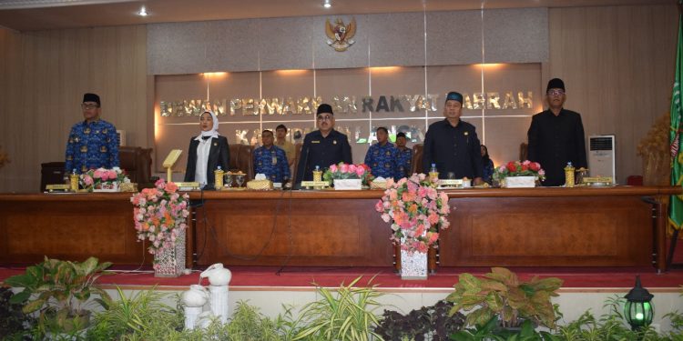 DPRD Langkat Gelar Rapat Paripurna Penetapan Pokok-Pokok Pikiran DPRD Masa Sidang I Tahun Ke-1 TA 2025
