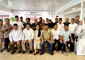 DPD Gerindra Sumut dan DPD Gemira Sumut Gelar Silaturahmi Sambut Ramadhan, Bagikan Sembako untuk Masyarakat