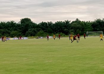 Kapolres Pasbar AKBP Agung Tribawanto Buka secara resmi Kapolres Cup 1, Pertandingan Perdana Fadhila FC Vs NMC86