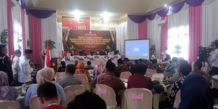 Pasca Putusan MK, KPU Pasaman Barat Tetapkan H Yulianto–M Ihpan Calon Bupati dan Wakil Bupati Terpilih