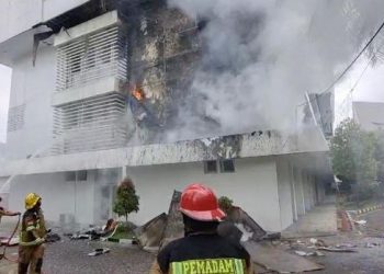 Kantor Dinas Pendidikan Sumut Terbakar