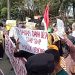 Warga Serapuh Asli, Langkat Demo di Kejari Langkat