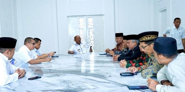 Bupati Langkat Terima Audiensi MUI, Bahas Rencana Pembangunan Gedung Pendidikan Kader Ulama