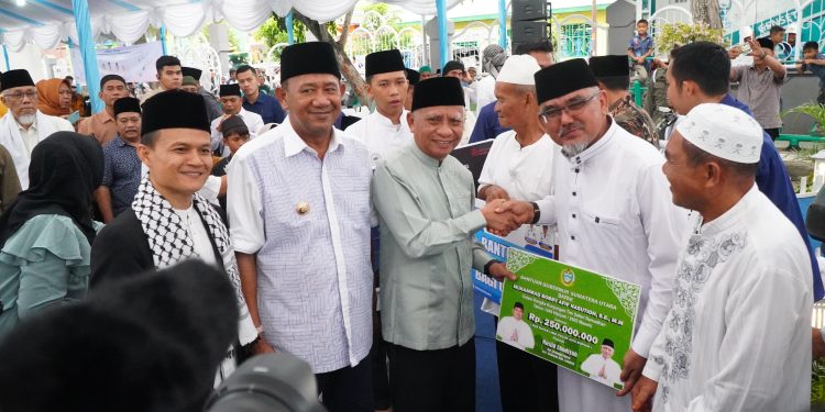 Bupati Langkat Sambut Tim Safari Ramadan Sumut, Salurkan Bantuan Rp 250 juta untuk Masyarakat