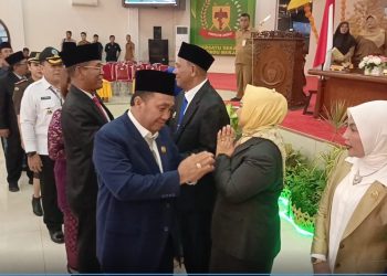 DPRD Langkat Gelar Paripurna, Syah Afandin Sampaikan Sambutan Perdana sebagai Bupati Langkat