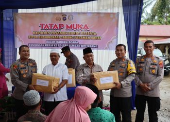 Kapolres Pasbar Melaksanakan Tatap Muka Bersama Unsur Forkopimca Lembah Melintang