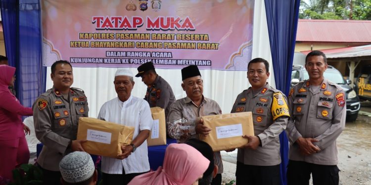 Kapolres Pasbar Melaksanakan Tatap Muka Bersama Unsur Forkopimca Lembah Melintang