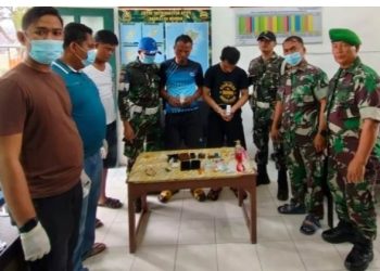 Personel Intelijen Kodim 0213/Nias Ringkus Dua Pengedar Sabu di Gunungsitoli