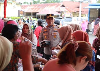 Menyemarakkan Bulan Suci Ramadan 1446 H, Polres Pasbar Gelar Bazar Ramadan Murah