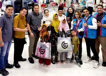 DPD Gerindra Sumut Berbagi Kebahagiaan dengan Anak Yatim Piatu Korban Kebakaran