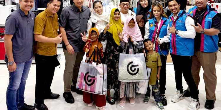 DPD Gerindra Sumut Berbagi Kebahagiaan dengan Anak Yatim Piatu Korban Kebakaran