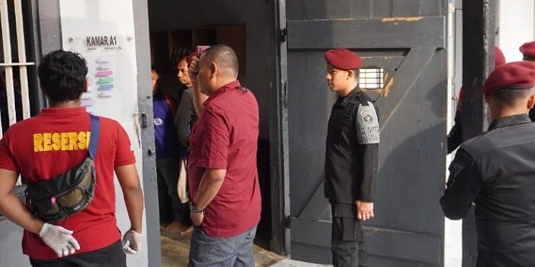 Rutan Pemalang Gelar Razia dan Tes Urin dalam Rangka HBP ke-61