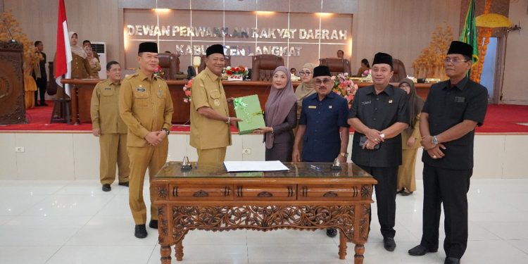 DPRD Langkat Gelar Paripurna LKPJ Bupati