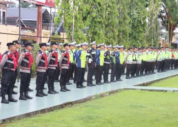 Apel Pengamanan Malam Takbiran Hari Raya Idul Fitri 1446 H, Inilah Beberapa Penekanan dan Himbauan Kapolres Pasbar
