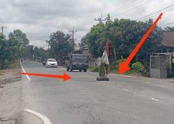 Waspada! Jebakan Maut di Jalinsum Gebang, Langkat, Ancam Pengendara