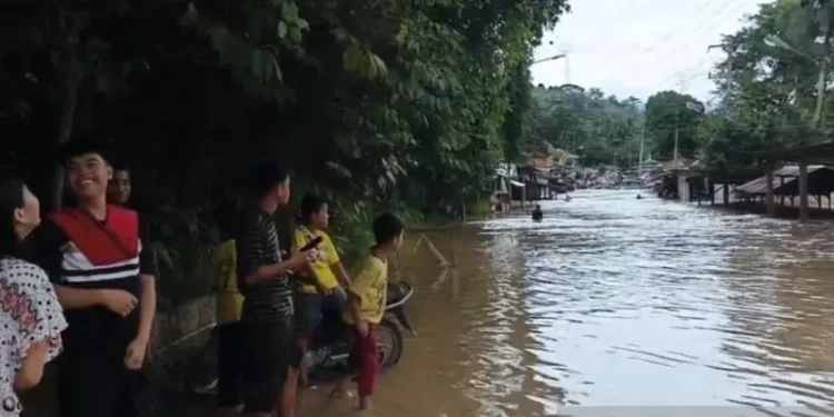 Banjir Parah di Tapanuli Selatan, Jalur Lintas Tengah Sumatera Lumpuh Total