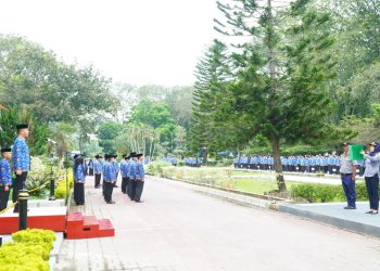 Bupati Langkat Tegaskan Efisiensi Anggaran dan Disiplin ASN di Upacara HKN