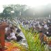 Bupati Langkat Syah Afandin Sholat Idul Fitri Bersama Ratusan Umat di Alun-Alun Stabat
