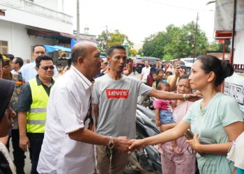 Bupati Langkat Serahkan Bantuan dan Akan Rehabilitasi Rumah Korban Kebakaran di Berandan