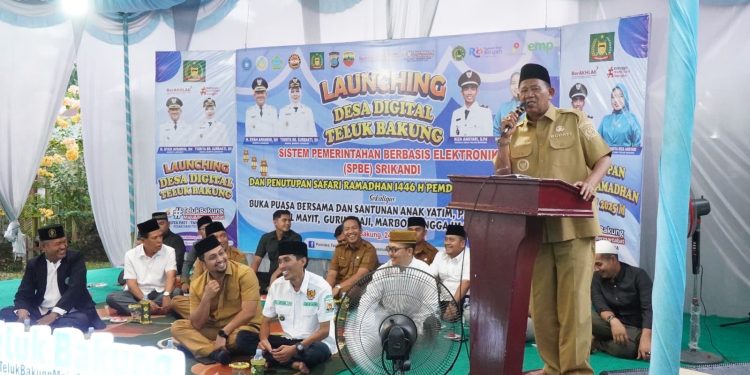 Bupati Langkat Resmikan Desa Digital Teluk Bakung