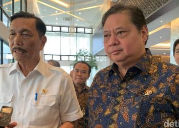 Luhut Tiba-tiba Datangi Kantor Airlangga, Ada Apa?