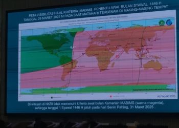Tim Hisab Kemenag: Hilal Tak Penuhi Kriteria, 1 Syawal 1446 H Jatuh 31 Maret