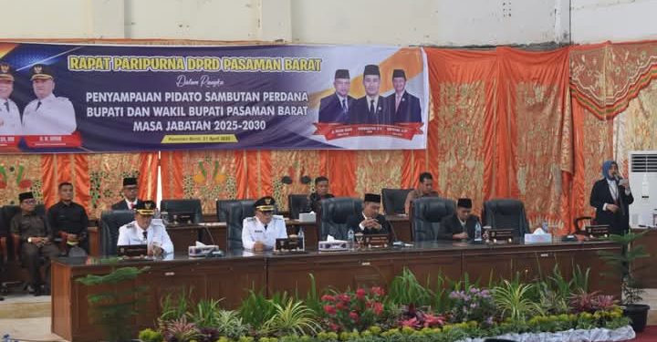 DPRD Pasaman Barat Gelar Paripurna Masa Sidang Ke 10