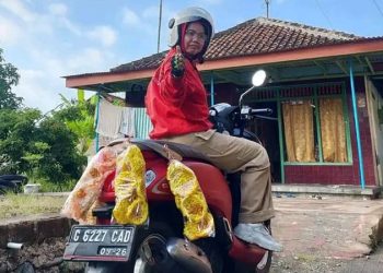 Viral! Pemudik Wanita Asal Pemalang Mudik Sendirian Naik Motor dari Bogor: “Me Time Sekaligus Pulang Kampung”