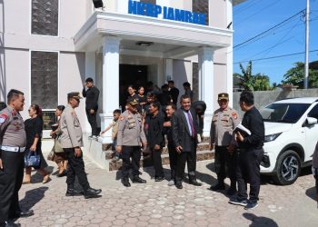 Guna Memastikan Kemanan dan Kenyamanan perayaan Jum’at Agung, Kapolres Pasbar Cek Pengamanan Ibadah Jumat Agung