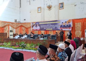 Bupati dan Wakil Bupati Sampaikan Pidato Perdana di Rapat Paripurna DPRD